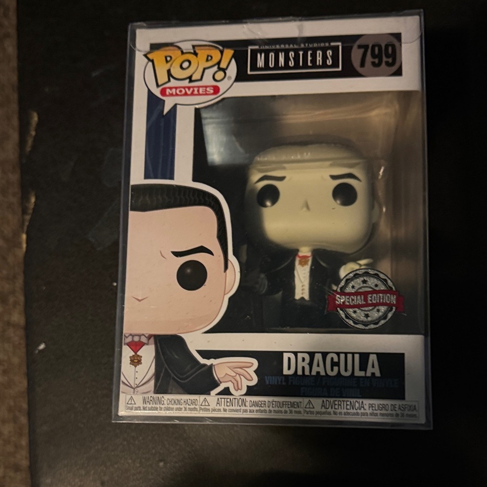 Funko Pop Dracula Special Edition Figure - Black and White
